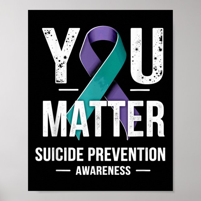 Poster You Suicide Prevention Awareness  (Frente)
