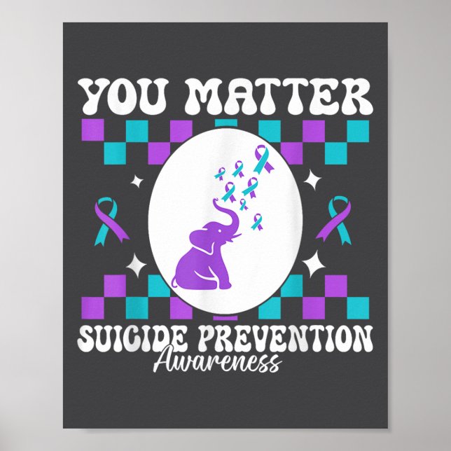 Poster You Suicide Prevention Awareness Women  (Frente)