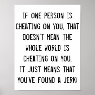 Pôster You´ve encontrou um empurrão! , sabedoria do