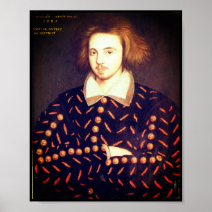 Poster Young Christopher Marlowe
