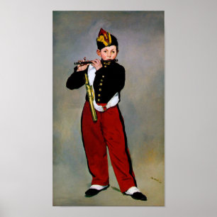Poster Young Flutist, The Fifer, Edouard Manet, 1866