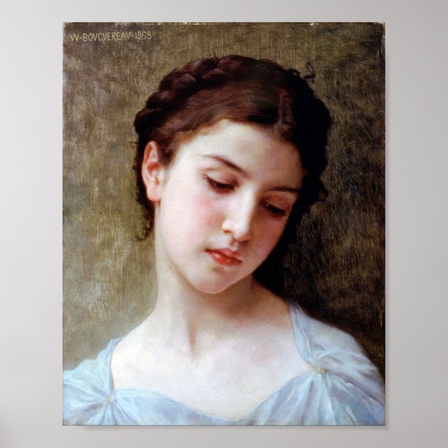 Poster Young Girl, Bouguereau (Frente)