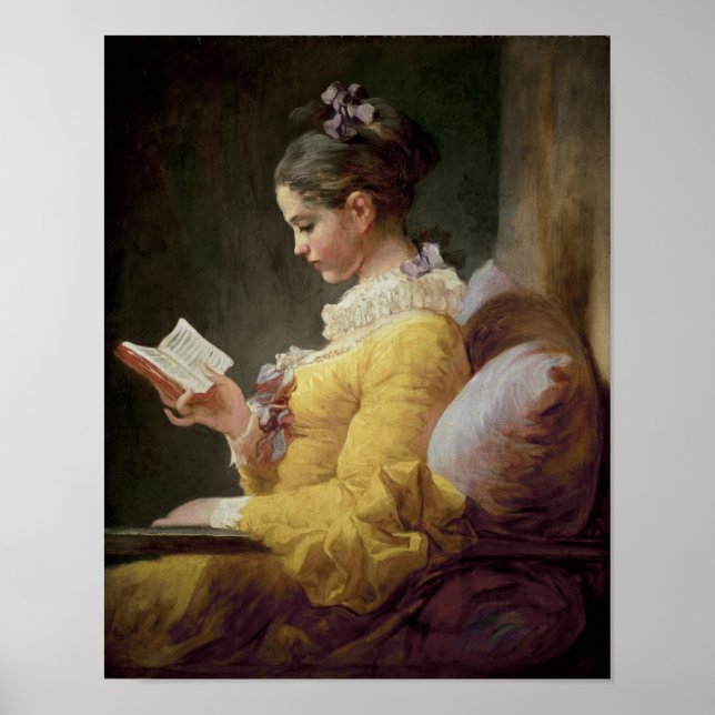 Poster Young Girl Reading, c.1776 (Frente)