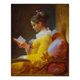 Pôster Young Girl Reading por Jean Honore Fragonard