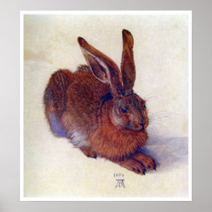 Pôster Young Hare de Albrecht Durer, Renaissance Fine Art