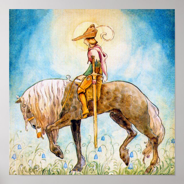 Poster Young Prince on a Horse (Frente)