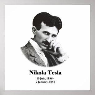 Poster Young Tesla