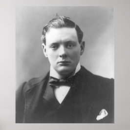 Poster Young Winston Churchill