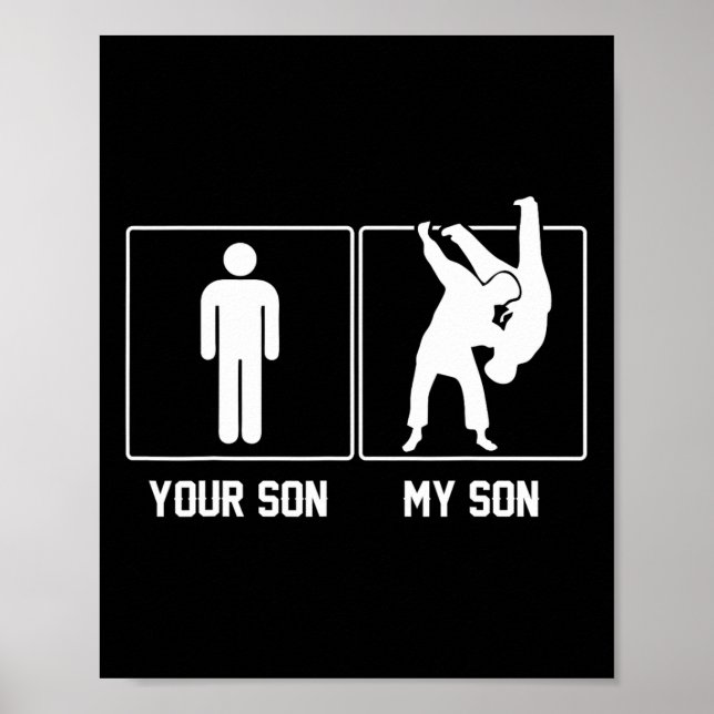 Poster Your Son My Son Judo Karate Proud  (Frente)