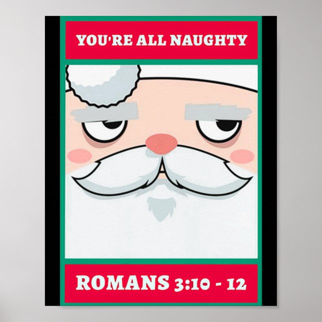 Poster Youre All Naughty Romans 3 10 12 Christmas  (Frente)
