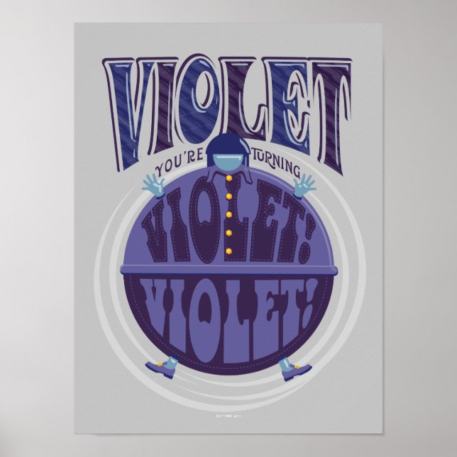 Poster You're Turning Violet, Violet! (Frente)