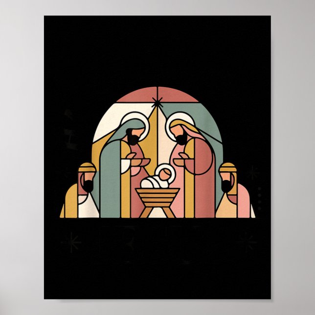 Poster Youth Happy Birthday Jesus Christmas Christian Tod (Frente)