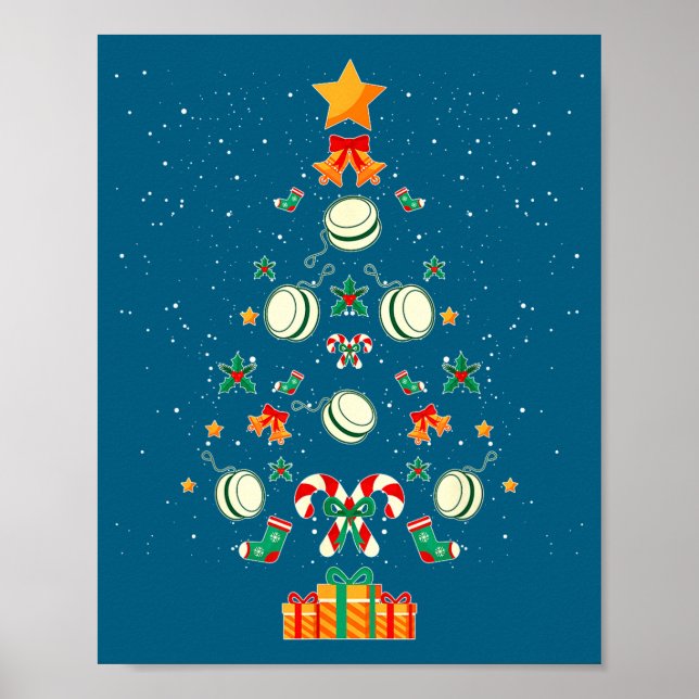 Poster Yoyo Christmas Tree Xmas  (Frente)