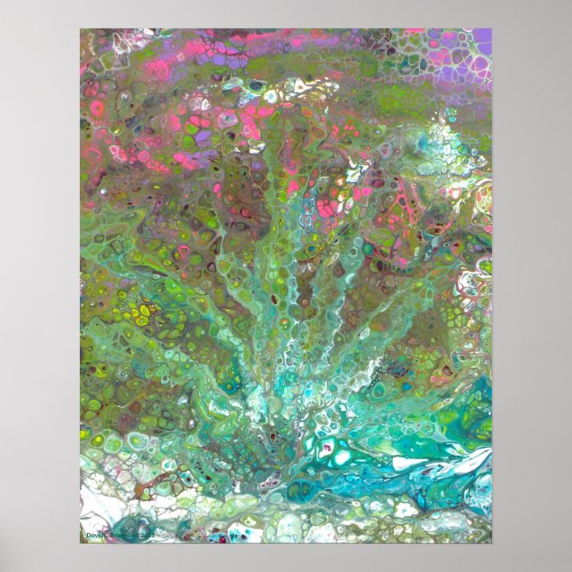 Poster "Yucca Patio", acrylic, impressionism, art (Frente)