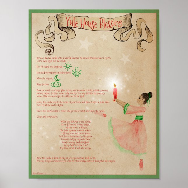 POSTER YULE HOUSE BLESSING (Frente)