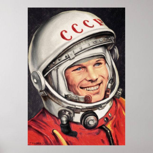 Poster Yuri Gagarin (Frente)