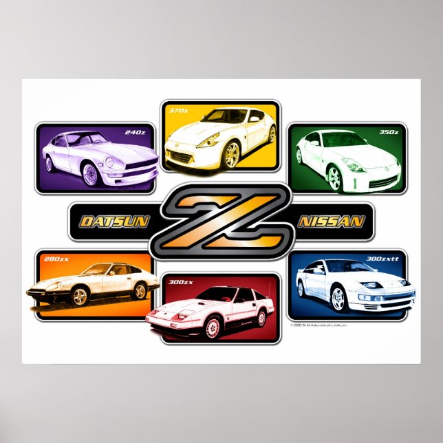 Poster Z Carros Para Sempre! (Frente)