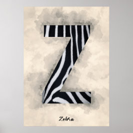 Poster Z é para Zebra