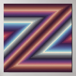 Poster Z pattern