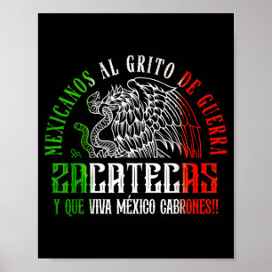 Poster Zacatecas México Lembrança Viagem Mexicana Férias