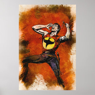 Poster ZAGOR Lo Spirito con la Scure Fan Art Portátil