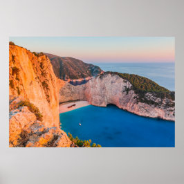 Poster Zakynthos, Grécia.