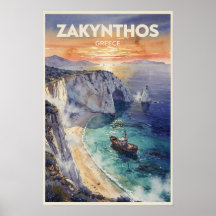 Zakynthos Grécia Viagem Vintage