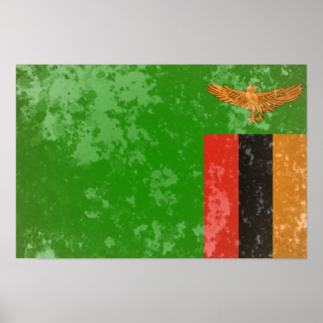 Poster Zâmbia (Frente)
