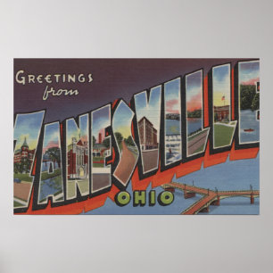 Poster Zanesville, Ohio - grandes cenas da letra