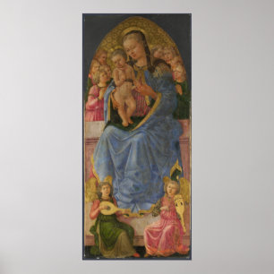 Pôster Zanobi Machiavelli o Virgin e a criança