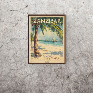 Poster Zanzibar Breeze – Vintage East Africa