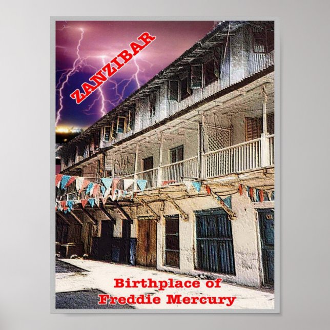 Poster Zanzibar - Tanzânia - (Frente)