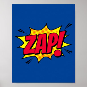 Poster Zap! Explosão de Arte Pop