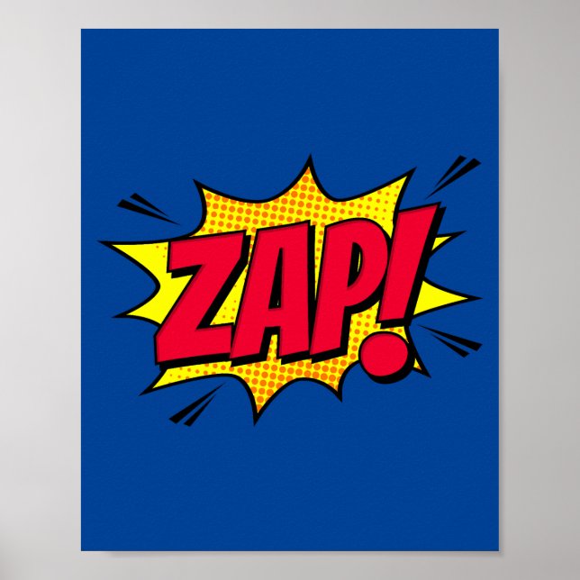 Poster Zap! Explosão de Arte Pop (Frente)