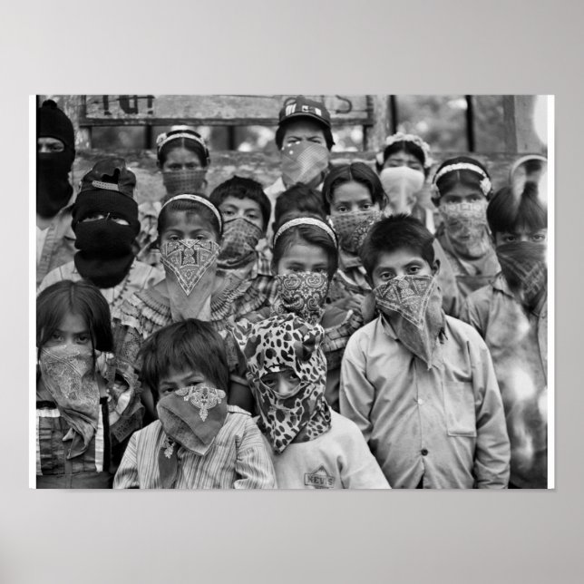 Pôster zapatista Ninos (Frente)