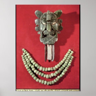 Poster Zapotec peitoral o formulário da representação