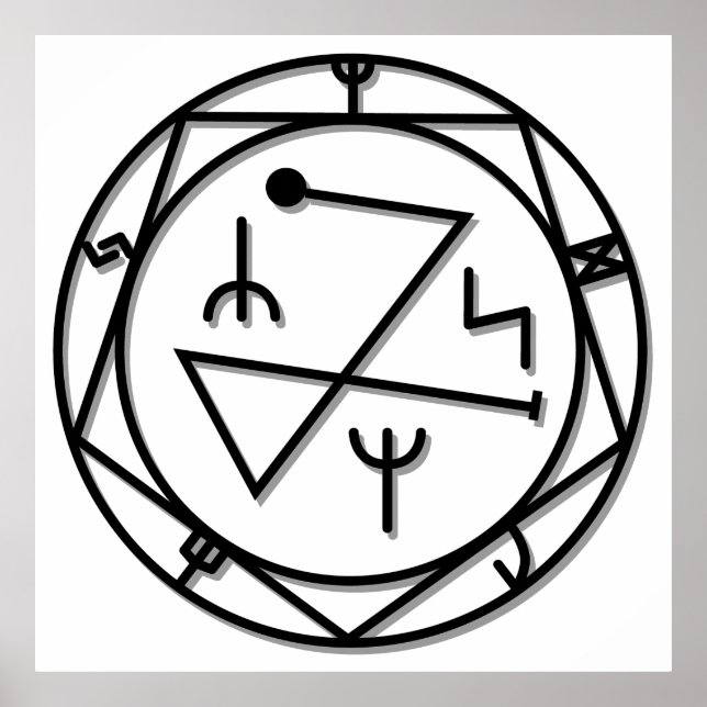 Poster Zdravje Magični Znak (Frente)