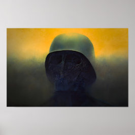 Poster Zdzislaw Beksinski art style