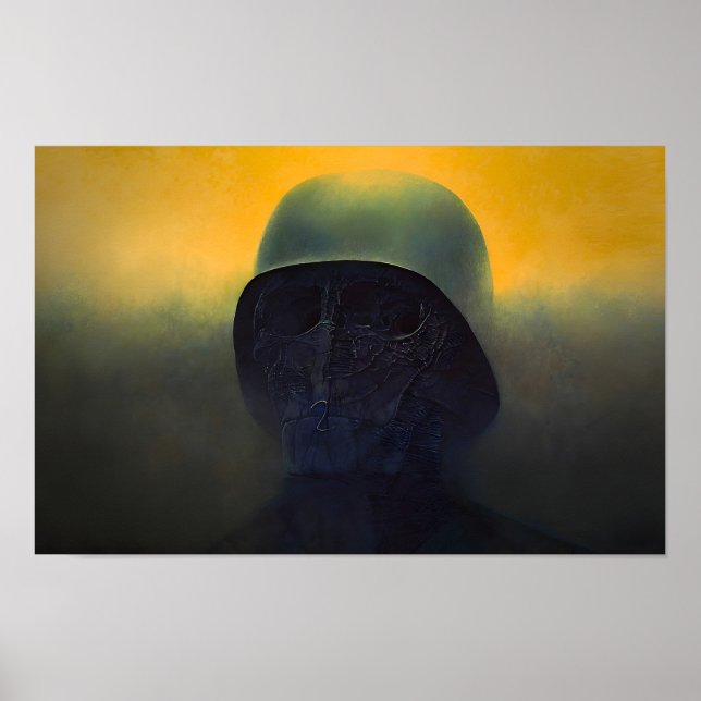 Poster Zdzislaw Beksinski art style (Frente)