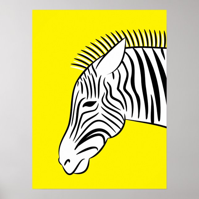 Poster Zebra (Frente)