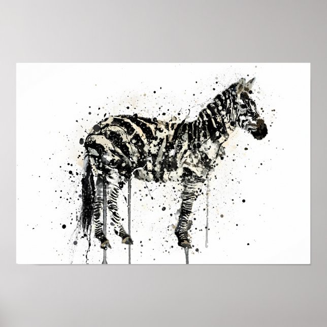 Poster Zebra (Frente)