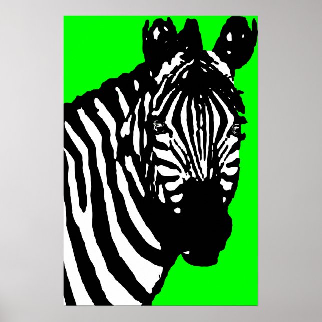 Pôster zebra. (Frente)