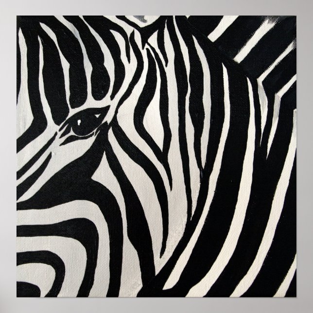 Poster Zebra (Frente)