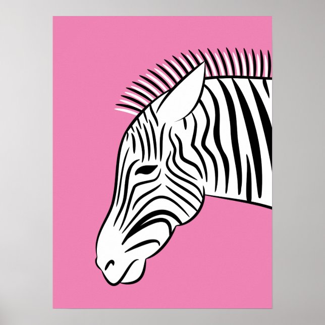 Poster Zebra (Frente)