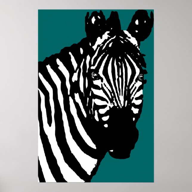 Pôster zebra. (Frente)