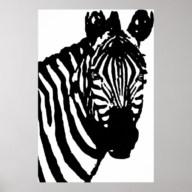 Pôster zebra. (Frente)