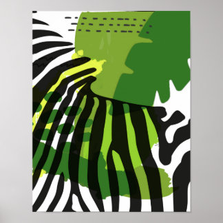 Poster Zebra africana