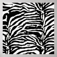 Zebra Camouflage Padrão Artístico Negro e Branco