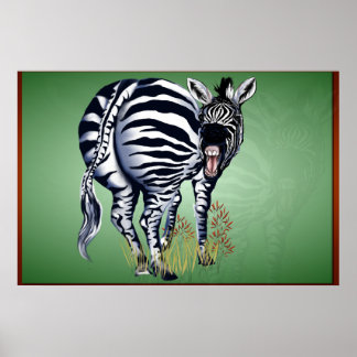 Pôster Zebra com Manteiga Gorda - Símbolo