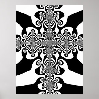 POSTER ZEBRA CROSS